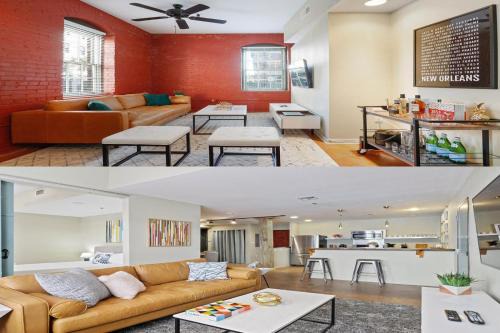 Arts/Warehouse District Apartment | Group Getaway - 2 Modern 3BR-2BA Warehouse Flats - 6 Bedrooms & 4 Baths Total