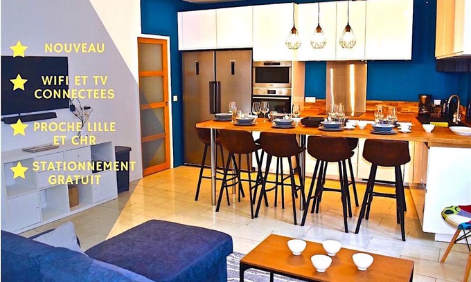 Loos Villa | GROUPES-COLIVING-LOOSLESLILLE-7 CHAMBRES-5 SDB