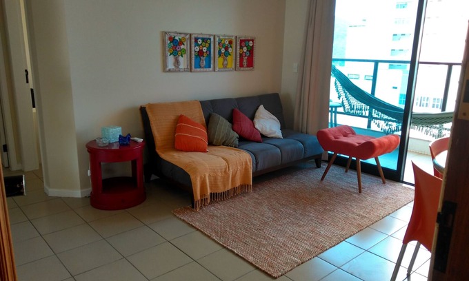 Pitangueiras Apartment | GUARUJA PITANGUEIRAS 2 DORM, 2 SPACES GARAGE, CAMAREIRA, SEA VIEW,