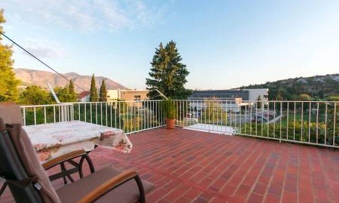 Srebreno Apartment | Guest House Kanjuo - Double Room with Terrace and Garden View