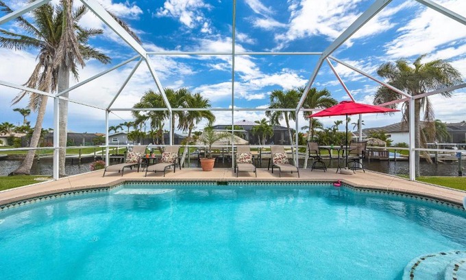 Yacht Club House | Gulf Access, Heated Saltwater Pool, Sleeps 8 - Cape Coastal - Roelens Vacations