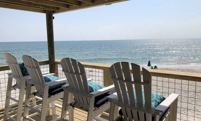 Cape San Blas Condo | Gulf Front- Immaculate 3 BR condo- 50 steps to the water!