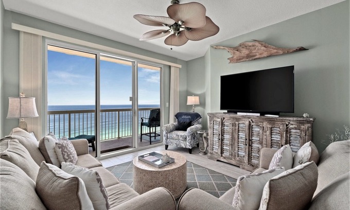 Miramar Beach Condo | GULF FRONT *Updated* 2 BR King Suites + Private Bunk Rm. Beach Chair Svc + more!