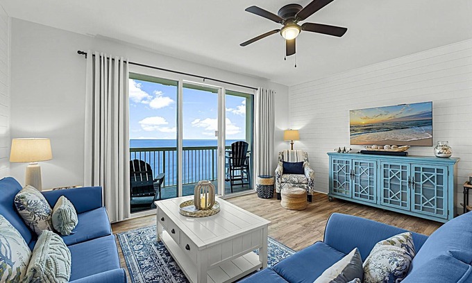 Miramar Beach Condo | π GULF FRONT & Updated - Beach Chair Svc Incl - Quiet West End *OWNER Managed*