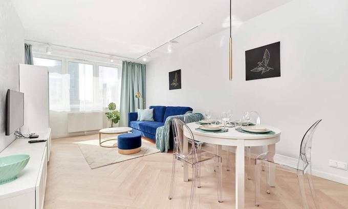 Krzyki Apartment | Gwiaździsta14 | Stylish apartment | Remote work