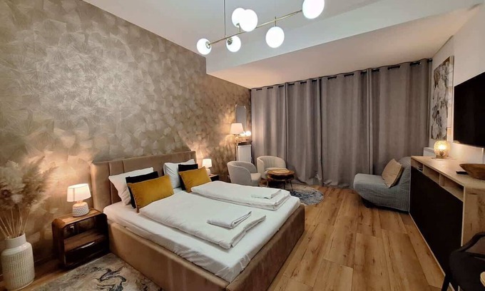 West Pomeranian Voivodeship Apartment | Hanza Tower 639 | Modern Studio | Pool | Sauna