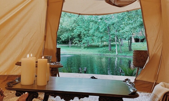 Afton House | Harlow’s Hideaway Glamping Tent