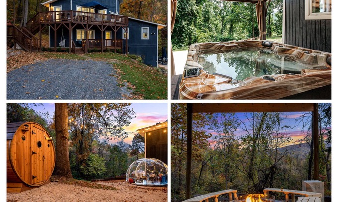 Front Royal House | Harmony Ridge Hideaway: 10 acre mountain retreat w/hot tub and sauna