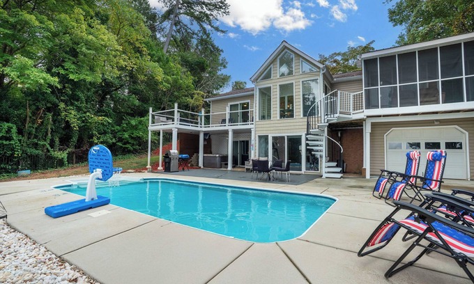 Lake Norman of Catawba House | Heated Pool, Hot Tub, Game Rm, Boat Dock, Lakefront Views