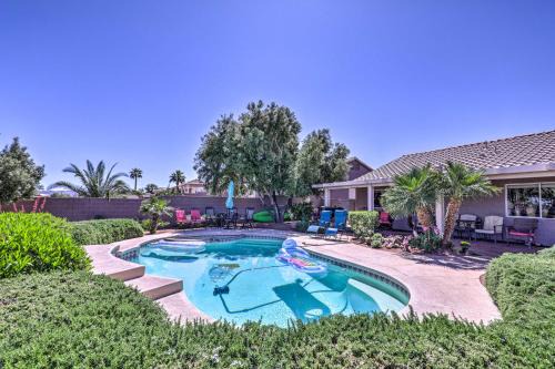 Townsite House | Henderson Home with Pool and Mountain, Strip Views!