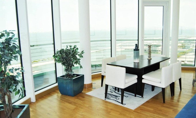 Parque das Nacoes Apartment | High Floor Apartment in Tower with Panoramic Balcony Over Rio EXPO09