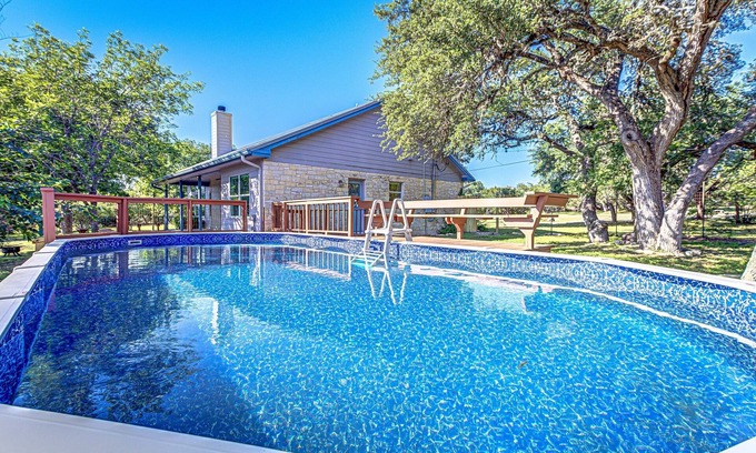 Austin House | Hill country compound! Two 4 BDRM Homes with Pools On 8 Acres Riverfront