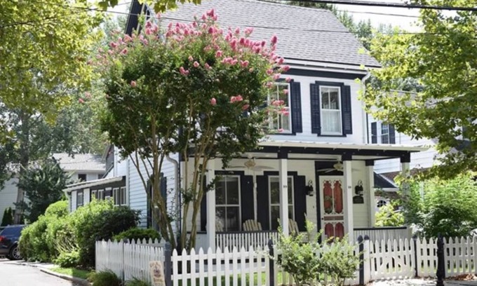 Village Green House | Historic cottage on tree lined Washington Street - Pet Friendly! Fenced yard