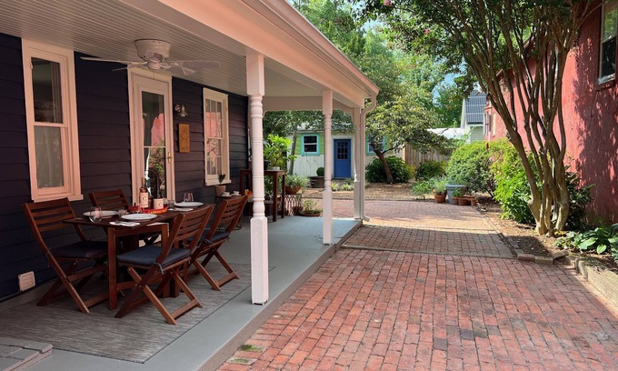 Chestertown Apartment | Historic Downtown Garden Oasis with Private Patio