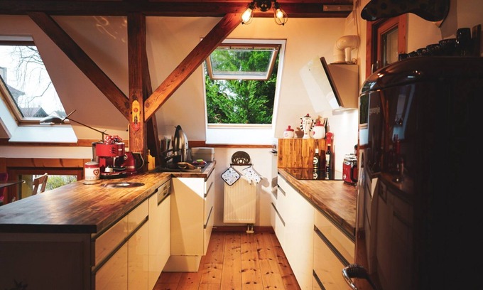 Caputh Apartment | Historisches Retro Loft 120m2 - Ferienwohnung Loft