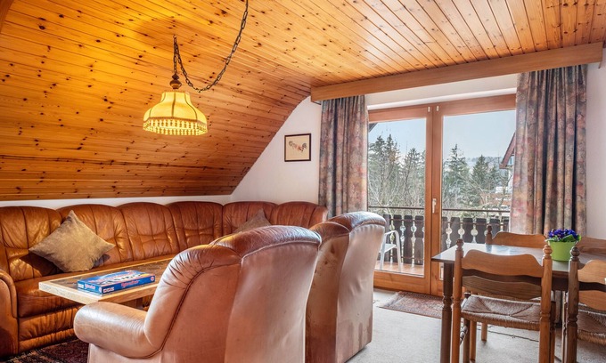 Saig Apartment | Holiday Apartment 'Irmgard' with Mountain View, Balcony and Wi-Fi