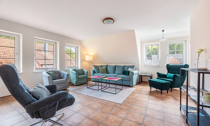 Undeloh Apartment | Holiday Apartment 'Wacholder 3' with Balcony and Wi-Fi