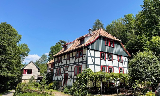 Heringen Apartment | Holiday apartment with sauna & café in old mill