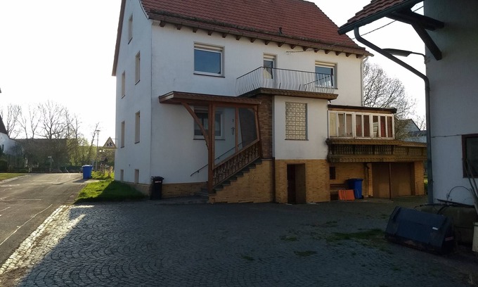 Weidelbach House | Holiday Home 'Haus Dorfidyll' with Mountain View, Private Terrace and Wi-Fi