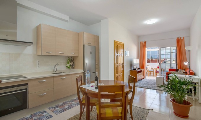 Pozo Izquierda Apartment | Holiday Home "Alojamientos Iodomar Pozo Izquierdo" with Sea View, Terrace & Wi-Fi