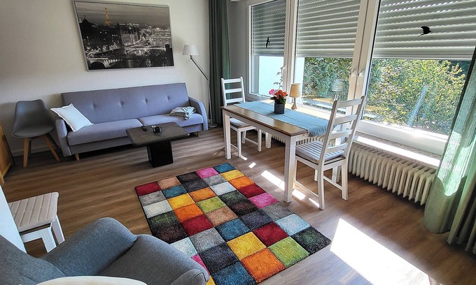 Overath Apartment | Holiday flat "Haus Traudel" with private terrace, private garden and Wi-Fi