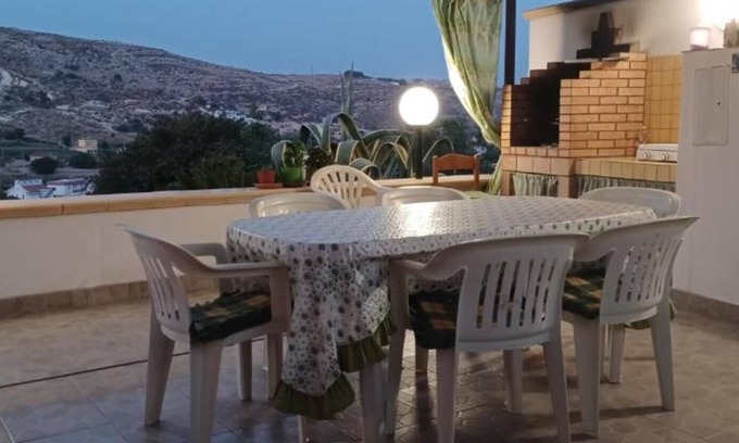Realmonte House | Holiday Home 'Casa Montereale' with Sea View, Private Terrace and Wi-Fi