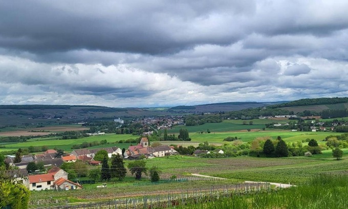 Dormans House | Holiday Home 'Le Coq De Champagne' with Mountain View, Wi-Fi and Air Conditioning