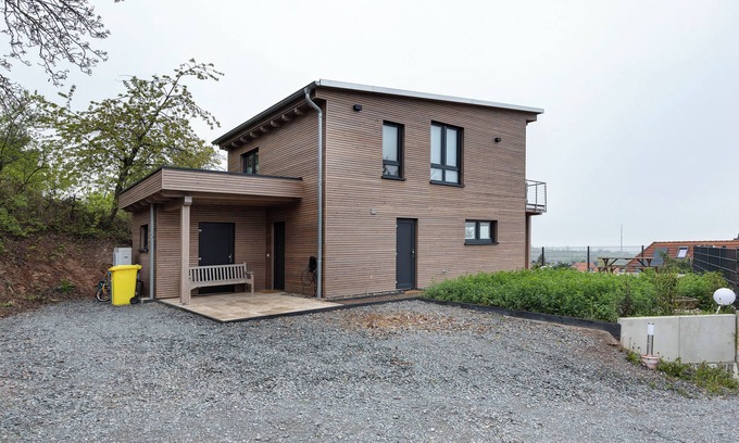 Gernrode House | Holiday Home 'Mit Panoramablick' with Mountain View, Shared Terrace and Wi-Fi