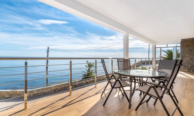 Torrevieja House | Holiday Home 'Posidonia' with Sea View, Private Terrace and Wi-Fi