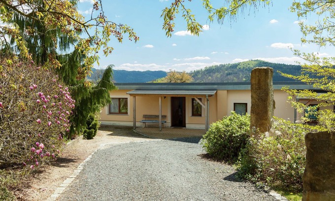 Mittelndorf House | Holiday home right in the heart of Saxon Switzerland with garden pool and amazing view