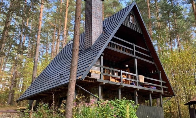 Pasym House | Holiday house in Masuria on the lake | in a secluded location, with sauna & rowing boat