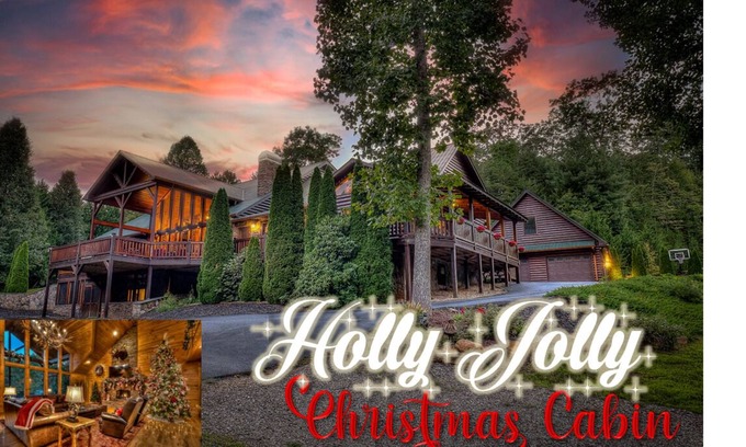 Blairsville Cabin | 🌲HOLLY JOLLY CHRISTMAS CABIN, 9 KINGS! 6700 SF, 9 BDR, 8 BATHS!🌲