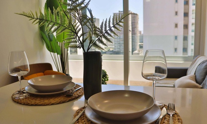 Nunoa Apartment | HOM I Nuevo 1D con vista en Marchant Pereira Ñuñoa