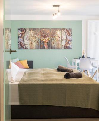 Zentrum-Sued Apartment | Home Shanti - Studio, Südvorstadt, Balkon, TV