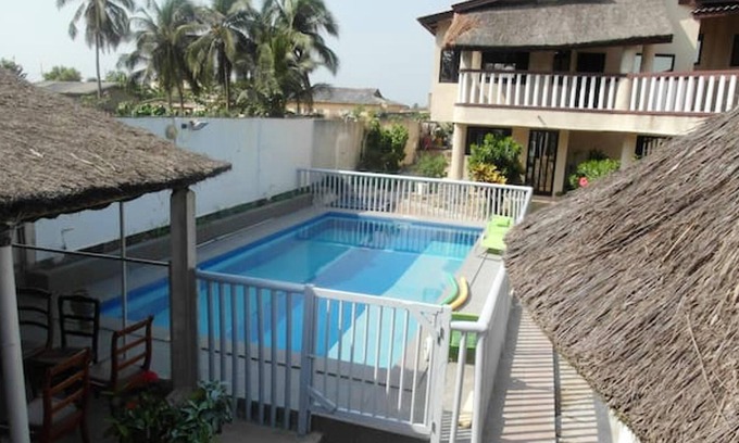 Grand Popo Apartment | Homerez - 10 m away from the beach! Nice studio for 2 ppl. with shared pool