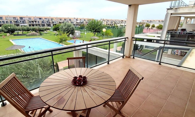 San Jorge Apartment | Homerez - Apartement 8 km away from the beach for 4 ppl. with shared pool