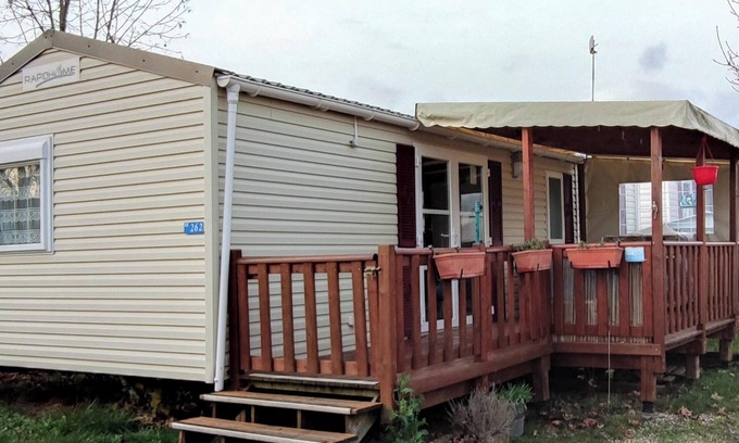 Coulanges House | Homerez - Bungalow in Onzain with shared pool and garden