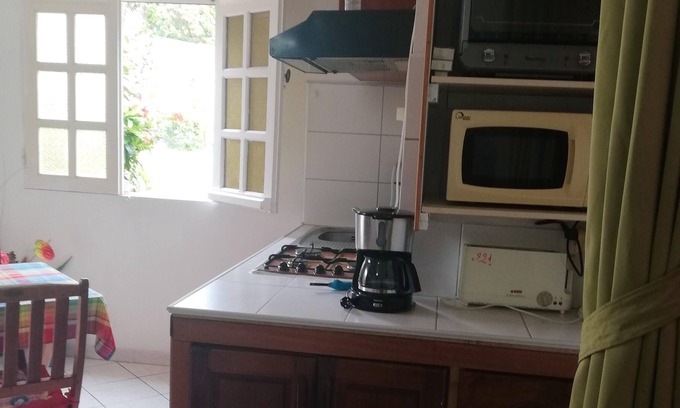 Trois-Rivieres Apartment | Homerez - Studio 2 km away from the beach for 2 ppl. with garden at Sainte-Luce