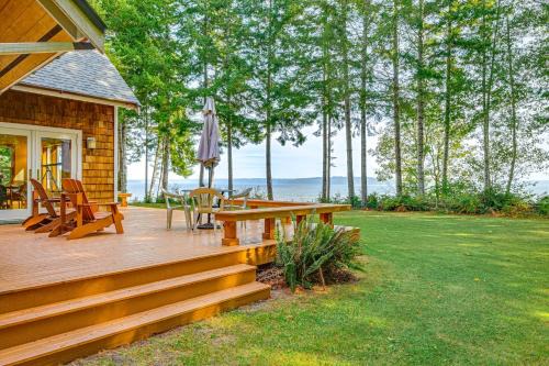Brinnon House | Hood Canal Home with Stunning Views and Private Beach