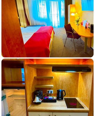 Bockenheim Apartment | Hotelzimmer mit einer Kitchenette - nähe Frankfurt-Messe - fair