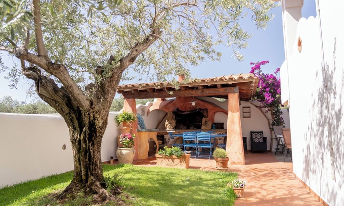 Orosei Apartment | House adjacent to playground with ancient olive trees