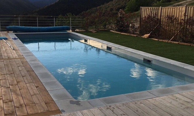 Notre-Dame-de-la-Rouviere House | House located in the heart of the Cévennes swimming pool, breathtaking view.