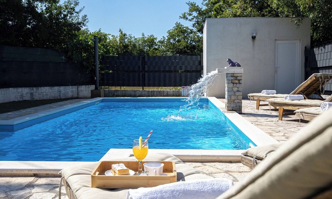 Prgomet House | House Runjic w. pool, large garden and playground