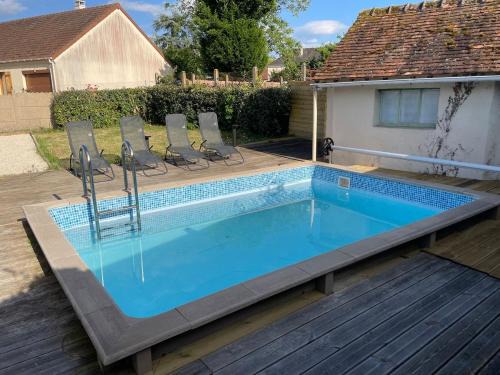 Saint-Laurent-Nouan House | House Saint Laurent Nouan balneo and pool