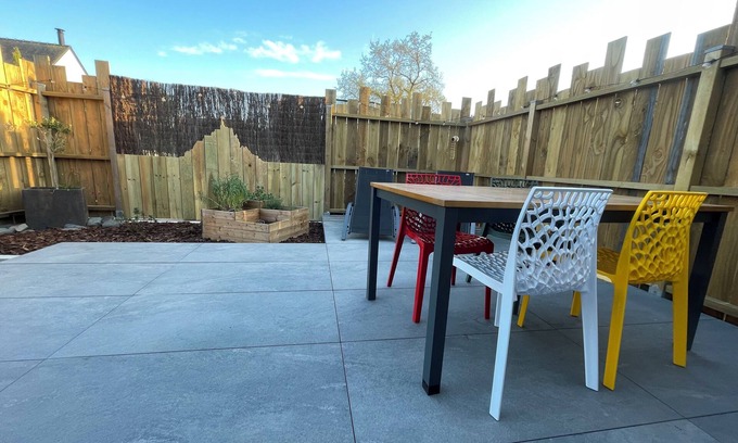 Le Val-Saint-Pere House | House with terrace, bicycles, brazier in the heart of the Bay of Mont Saint Michel