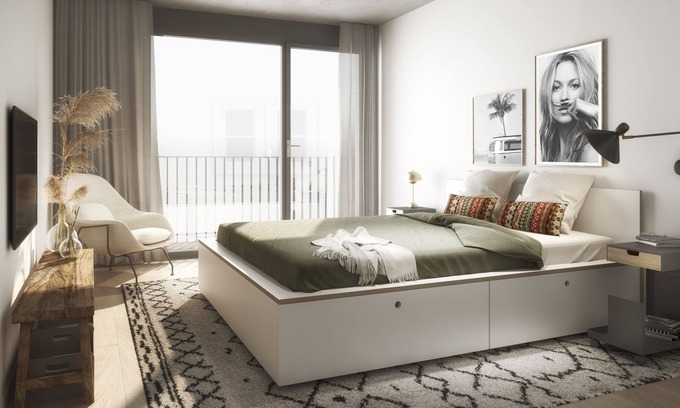Zentrum Apartment | HUB STUDIO with 41 - 45 sqm for 1-2 persons