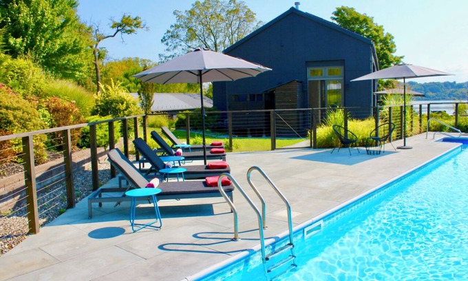 Catskill House | Hudson River Retreat w/Pool, Hot Tub, Treehouse & Private Beach