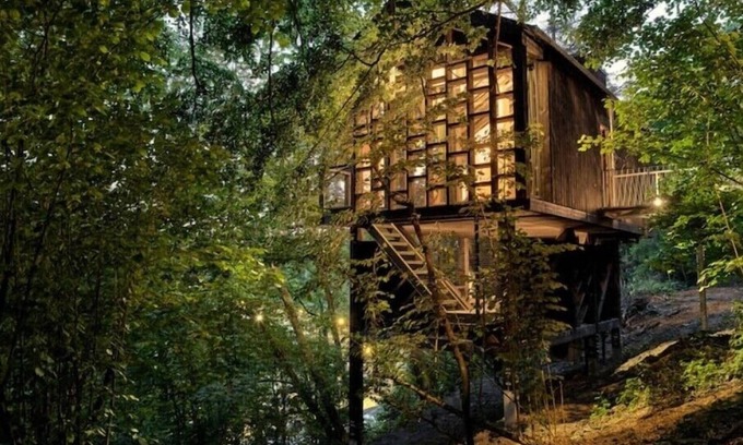 La Roche-en-Ardenne Cabin | Hutstuf cabin The Eagle with private sauna