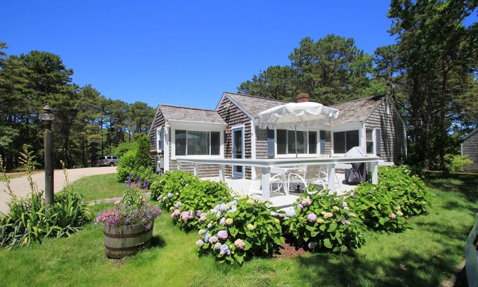 Hyannis Port House | Hyannis Port 2BR Cottage. Partial ocean view! Private footpath to 2 Beaches!