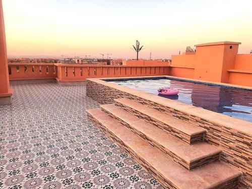 Gueliz Apartment | Hypercentre, Cosy, 2 piscines, Sauna, Hammam